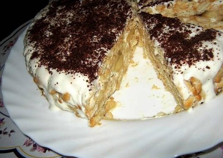 Торт без выпечки из крекера - пошаговый рецепт с фото ... Торт без выпечки из крекера - пошаговый рецепт с фото ...